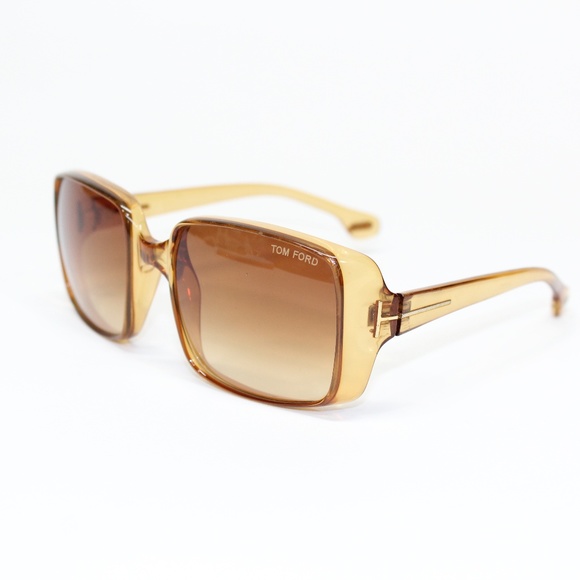 Tom Ford Accessories - Tom Ford Square Shaped Golden Sunglasses